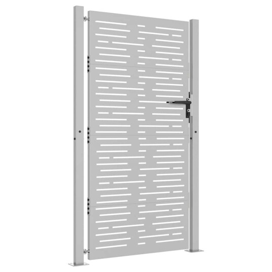 vidaXL Hageport 105x180 cm cortenstål firkantet design