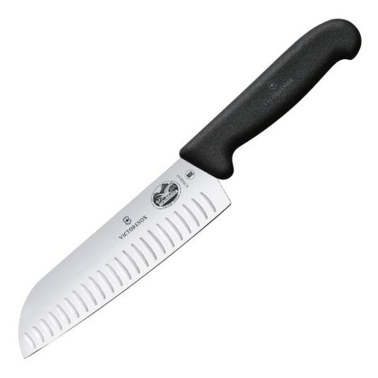 Victorinox Fibrox santoku 17 cm svart Victorinox Fibrox santoku 17 cm svart