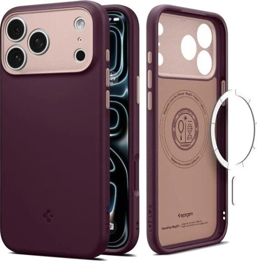 Spigen Nano Pop MagSafe - burgundy bean - iPhone 18 Pro/17 Pro