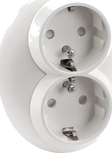 Schneider Electric Renova WDE006885 Stikkontakt innfelt, jordet, 2-veis, hvit Schneider Electric Renova WDE006885 Stikkontakt innfelt, jordet, 2-veis, hvit