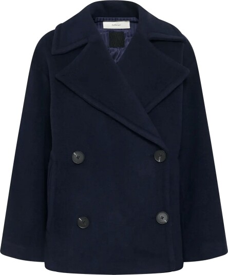 InWear Zorahiw Short Db Coat MARINE BLUE 40