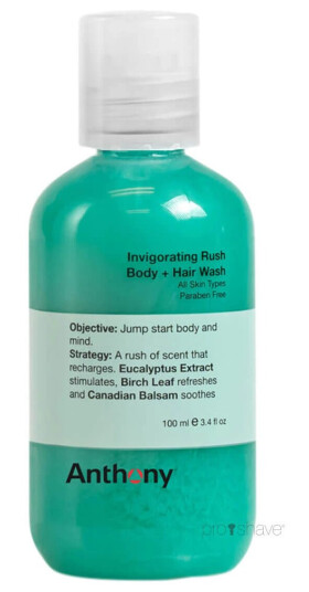 Anthony Invigorating Rush Hair & Body Wash 100 ml