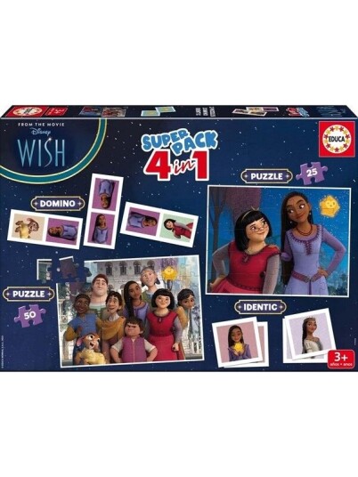 Educa Puzzle Superpack 4 In 1 Wish