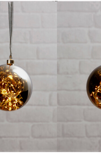 Star Trading Glasskule Glow, 15 cm 1524415-01-0 1524415-02-0