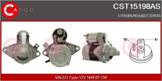 Starter CASCO CST15198AS