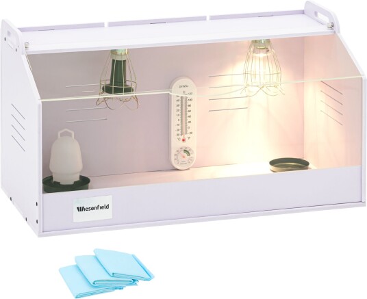 Wiesenfield Chick Brooder Box opptil 36 °C 78 x 40 x 42 cm 10280556