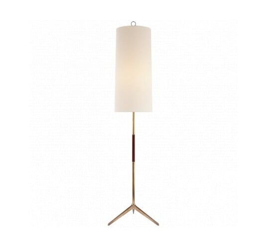 Frankfort Floor Lamp Antique Brass