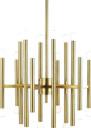 Beckett Chandelier Nickel M