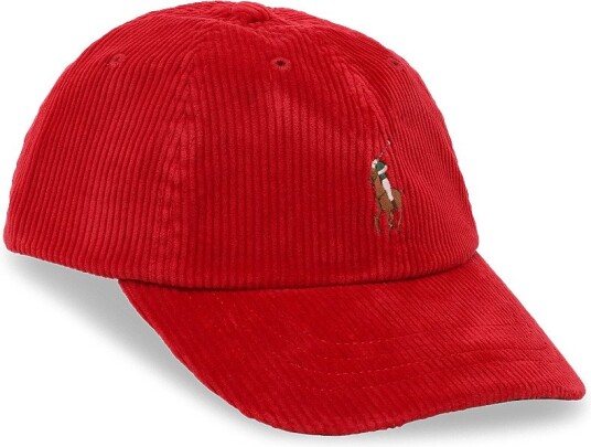 Polo Ralph Lauren 10 Wale Corduroy Cls Sprt Cap RALPH RED One Size