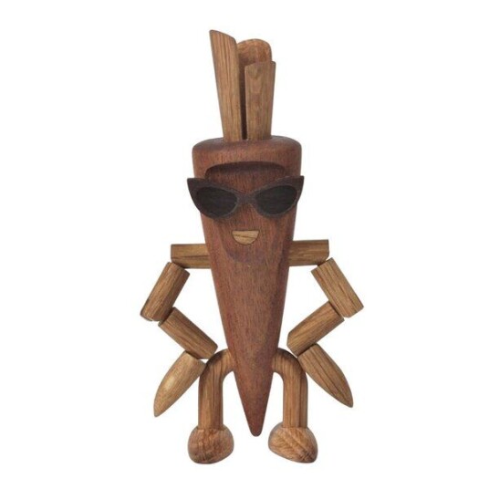 Spring Copenhagen - Woodies Camille Carrot trefigur 13 cm eik