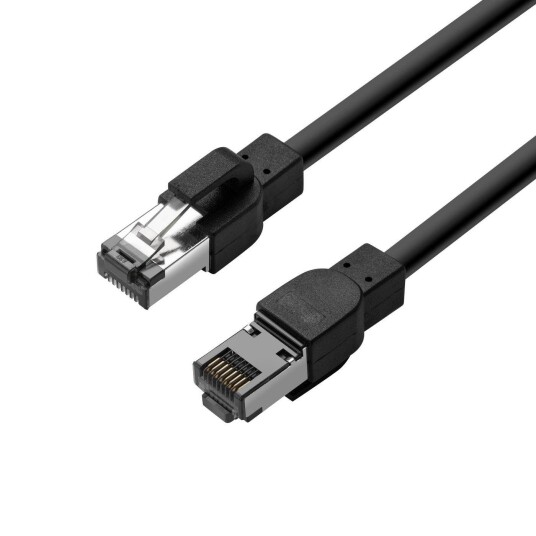 Lanview koblingskabel - 10 m - svart
