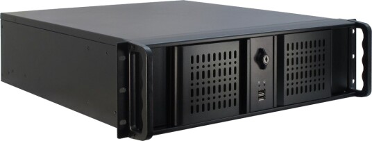 Inter-Tech 3U Rackskap for ATX/microATX/Mini-ITX - Sort Inter-Tech 3U Rackskap for ATX/microATX/Mini-ITX - Sort