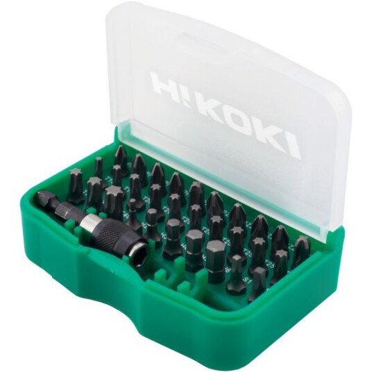 HiKOKI 31 Deler 1/4" Bitssett med 25 mm Lengde