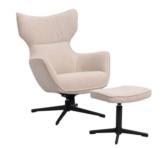 Rowico Home Jenkins lenestol Beige/svart Beige