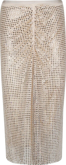 Pinko Dame Skjørt Beige M, Pinko Dame Skjørt Beige M,
