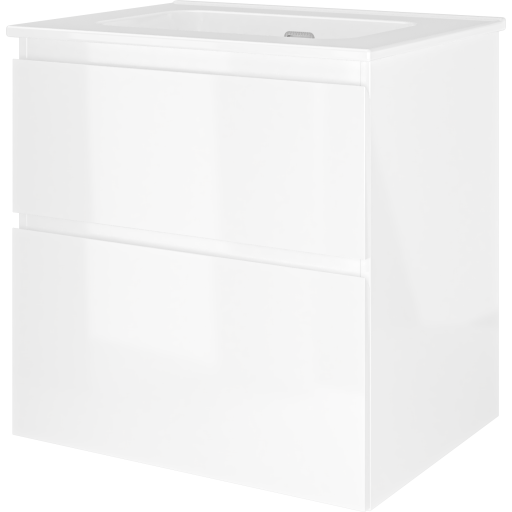 Sanibell Proline møbelpakke 61x46 cm hvit høyglans Sanibell Proline møbelpakke 61x46 cm hvit høyglans