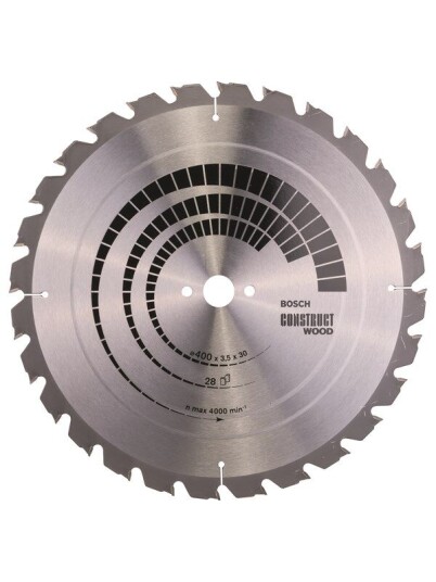 Bosch Sirkelsagblad Construct Wood 400 mm - 28 Tenner - For Tre Bosch Sirkelsagblad Construct Wood 400 mm - 28 Tenner - For Tre