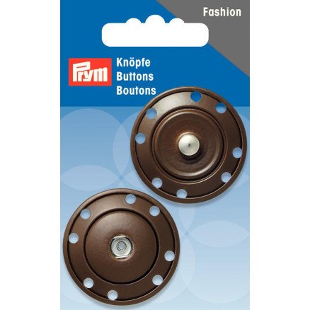 Prym Trykknapper Brun 35mm 1 stk