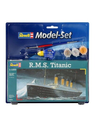 Revell R.M.S. Titanic Passasjerskipsmodell Monteringssett 1:1200 Revell R.M.S. Titanic Passasjerskipsmodell Monteringssett 1:1200
