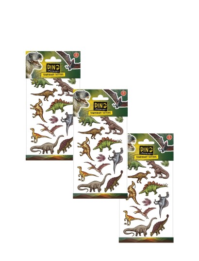 Joker Tattoos Dino - Multi/patterned - ONE SIZE Joker Tattoos Dino - Multi/patterned - ONE SIZE