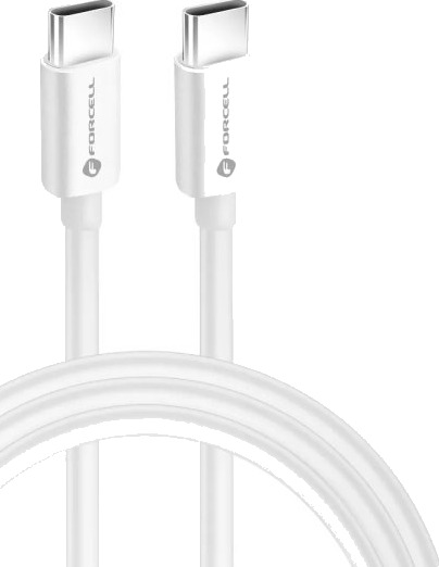Usb-Kabel Forcell Usb-C Til Usb-C 2 M Hvit Usb-Kabel Forcell Usb-C Til Usb-C 2 M Hvit