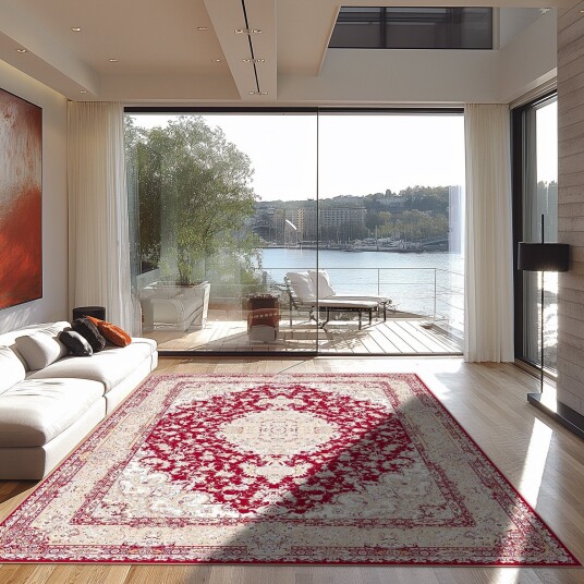 Wilton teppe Vakifli rød/multi Størrelse: 200 x 280 cm