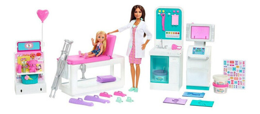 Barbie Karriere Lekesett Med Dukke Legesenter