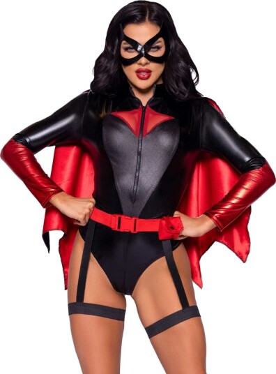 Batwoman Inspirert Kostyme til Dame Small