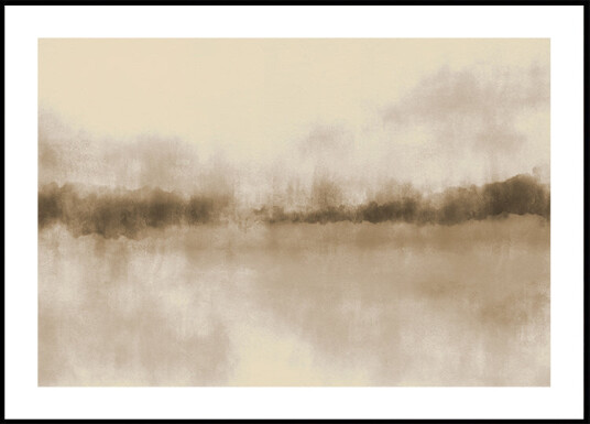 Abstract Landscape in neutral browns Plakat Plakat / 40x50cm Abstract Landscape in neutral browns Plakat Plakat / 40x50cm