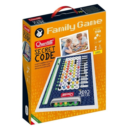 Quercetti Secret Code Strategispill for 2+ Spillere, 7+ År