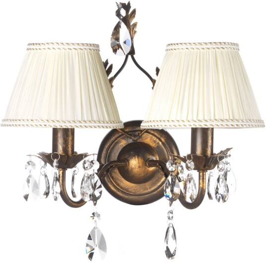 ONLI Vegglampe Karen 2 lyskilder bronse