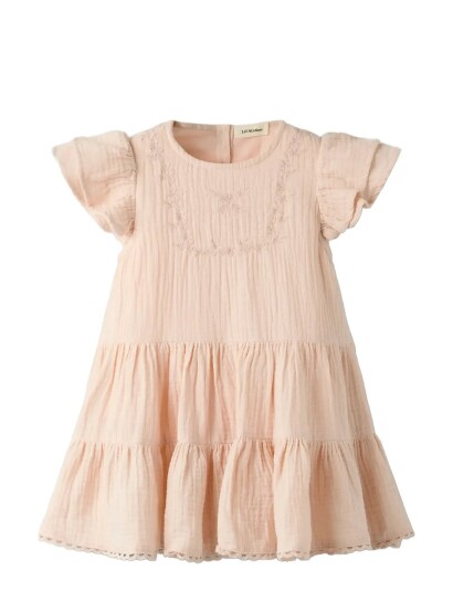Lil"Atelier Nmffulina Ss Loose Dress Lil Pink 122