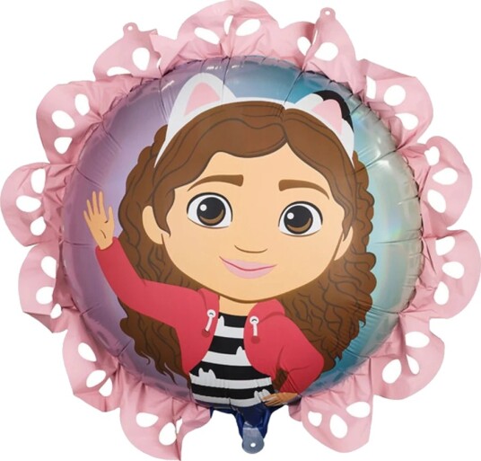 Partydeco Folieballong Gabbys Dukkehus med Volang FB317