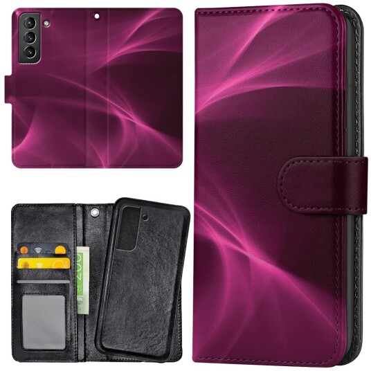 Generic Samsung Galaxy S21 Fe 5g - Lommebok Deksel Purple Fog