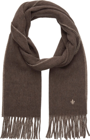 Morris Double Face Scarf - Brown - ONE SIZE