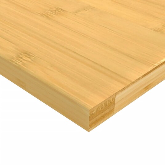 vidaXL Vegghylle 40x20x1,5 cm bambus
