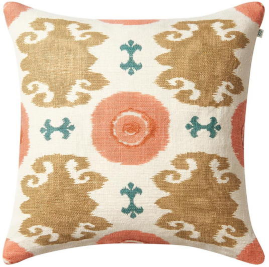 Chhatwal & Jonsson Mahal putetrekk 50x50 cm Rose apricot khaki heaven blue