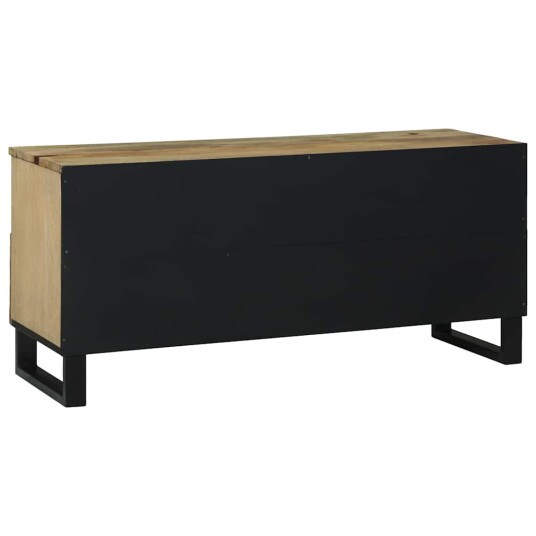 TV skap med skuff Brun 100 x 33 x 46 cm heltre mango TV skap med skuff Brun 100 x 33 x 46 cm heltre mango