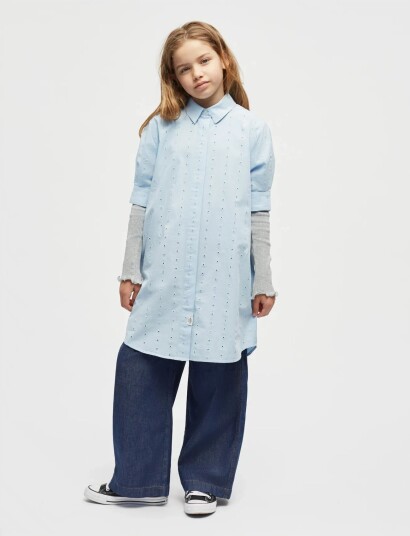 Mads Nørgaard Broda Naya Dress Blue 152