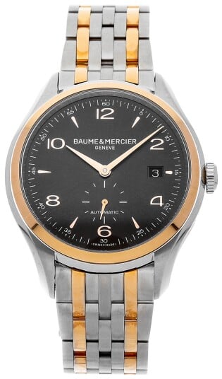 Baume & Mercier Herreklokke M0A10210 Clifton Grå/18 karat rosé Baume & Mercier Herreklokke M0A10210 Clifton Grå/18 karat rosé