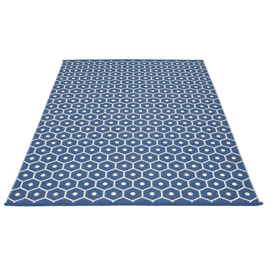 Pappelina Honey teppe 70x100 cm denim / vanilla