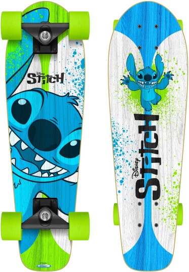 Stamp Stitch Crusier Skateboard, Blå/Hvit Stamp Stitch Crusier Skateboard, Blå/Hvit