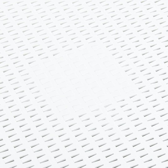 vidaXL Sidebord hvit 54x54x36,5 cm plast