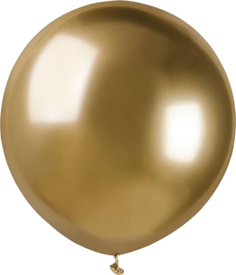 Ballongkungen Ballonger Shiny Gull Runde Store 3-pakning 158854-3