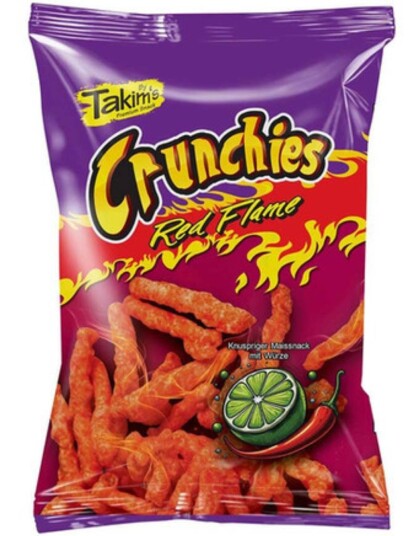 Chrunchies   Red Flame 90 gram   Takim"s Tyskland