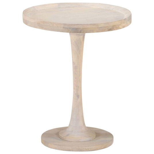 vidaXL Sidebord Ø60x75 cm heltre mango