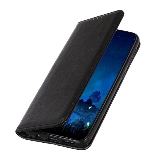 INCOVER Huawei P Smart (2021) Moderne Nøytralt PU Skinndeksel m. Lommebok - Sort