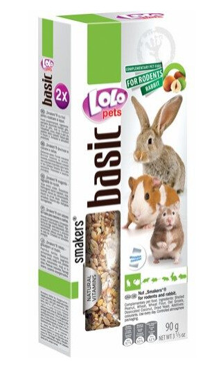 Lolo Pets Smakers Frøstenger Nøtter Snacks Til Kanin Gnager Lolo Pets Smakers Frøstenger Nøtter Snacks Til Kanin Gnager
