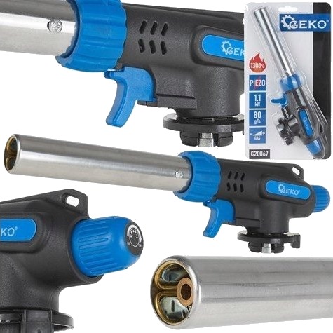 Gassbrenner Lang Piezo Med Tenning 10/60