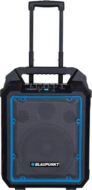 Blaupunkt MB10 Bluetooth-høyttaler Trolley Svart 600W med 7 timer batterilevetid Blaupunkt MB10 Bluetooth-høyttaler Trolley Svart 600W med 7 timer batterilevetid